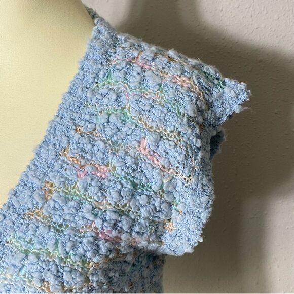 Vintage Emily's Closet Handmade Chunky Pastel Knit Lightweight Sweater Vest LRG - Picture 11 of 16